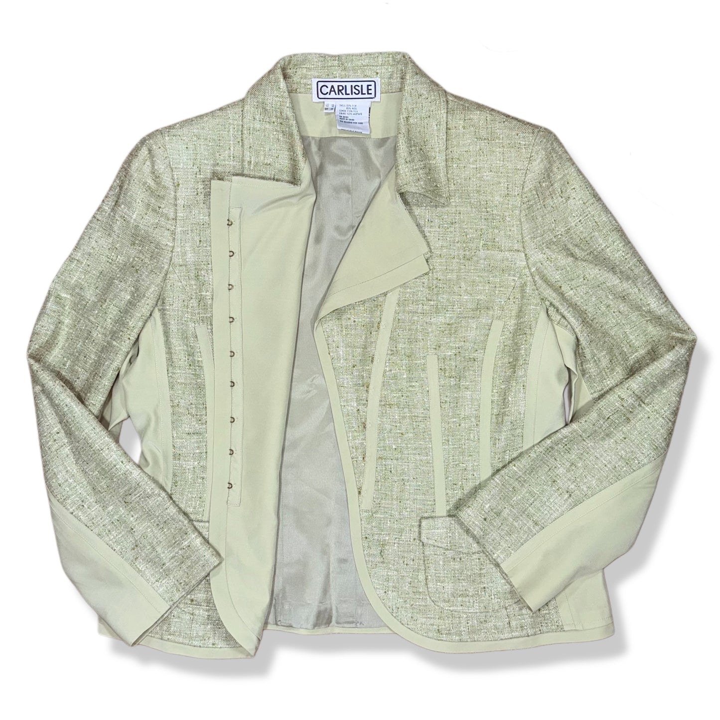 BLAZER VINTAGE DE SEDA | CARLISLE | TALLA 12