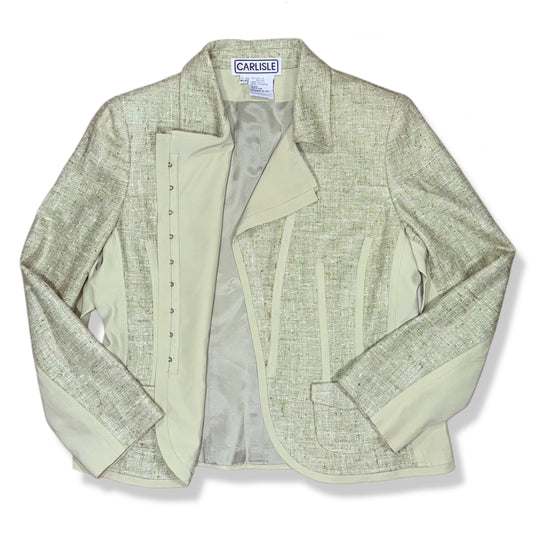 BLAZER VINTAGE DE SEDA | CARLISLE | TALLA 12