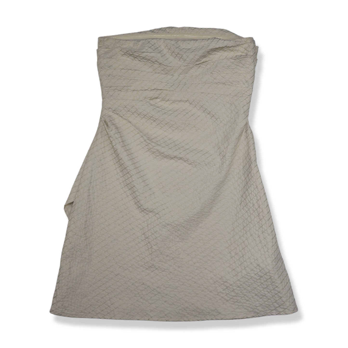 VESTIDO MINI STRAPLESS BEIGE | MANGO | TALLA XS