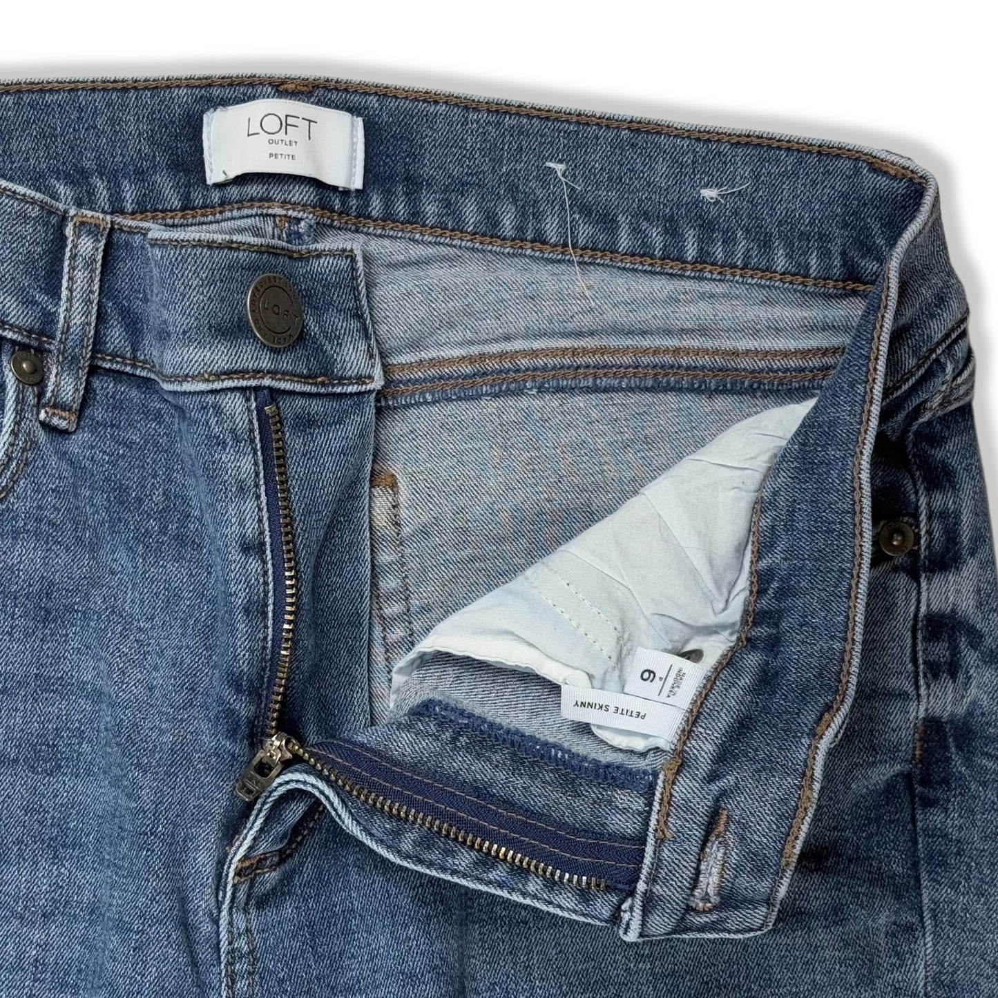 SKINNY JEANS | LOFT | TALLA 6 PETITE