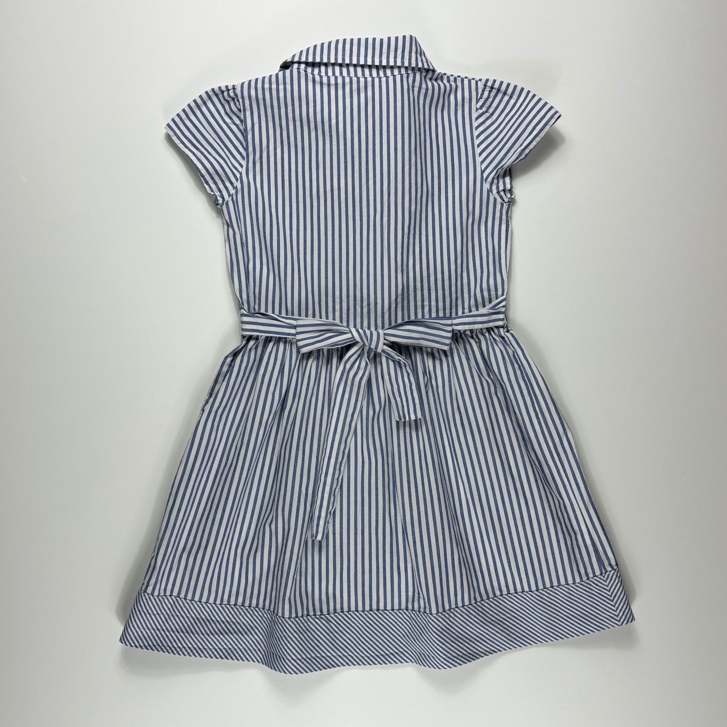 VESTIDO INFANTIL DE RAYAS AZUL Y BLANCO | CARTER’S | TALLA 4-5