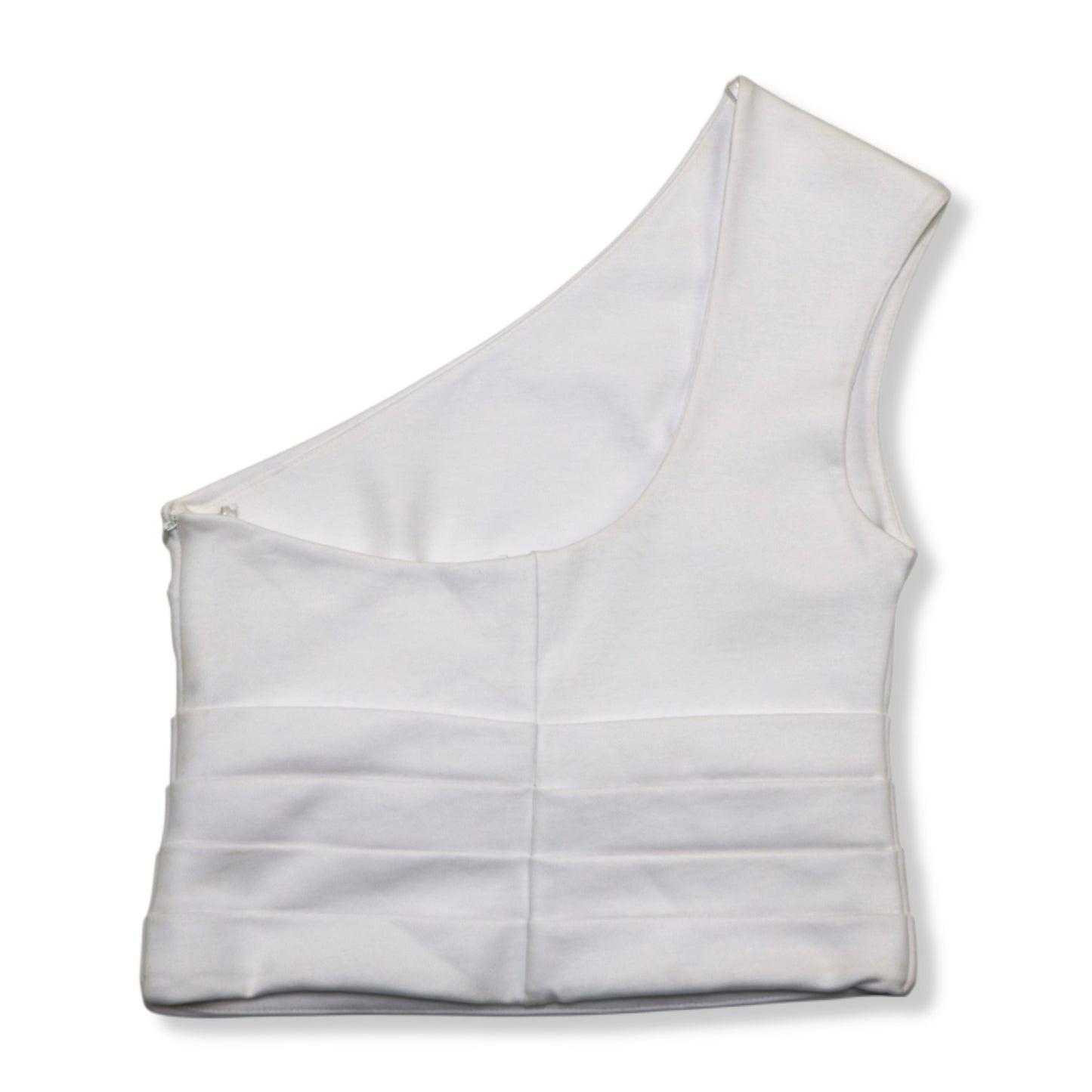 NUEVO CON ETIQUETA | TOP ASIMÉTRICO BLANCO | ZARA | TALLA S
