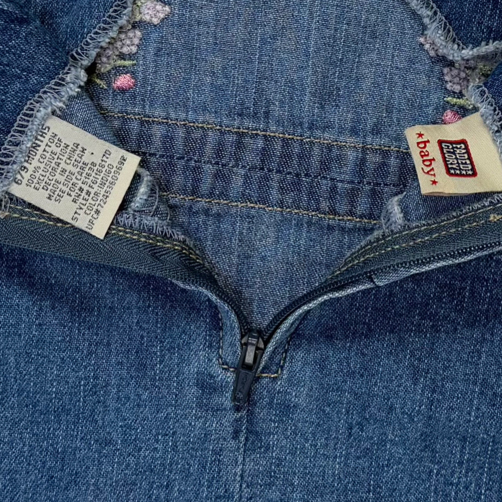 VESTIDITO JEAN PARA BEBÉ | FADED GLORY | TALLA 6–9M