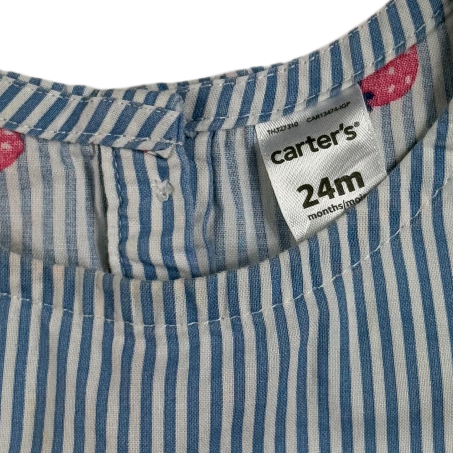 TOP CON ESTAMPADO DE FRESAS PARA BEBÉS | CARTER’S | TALLA 24M