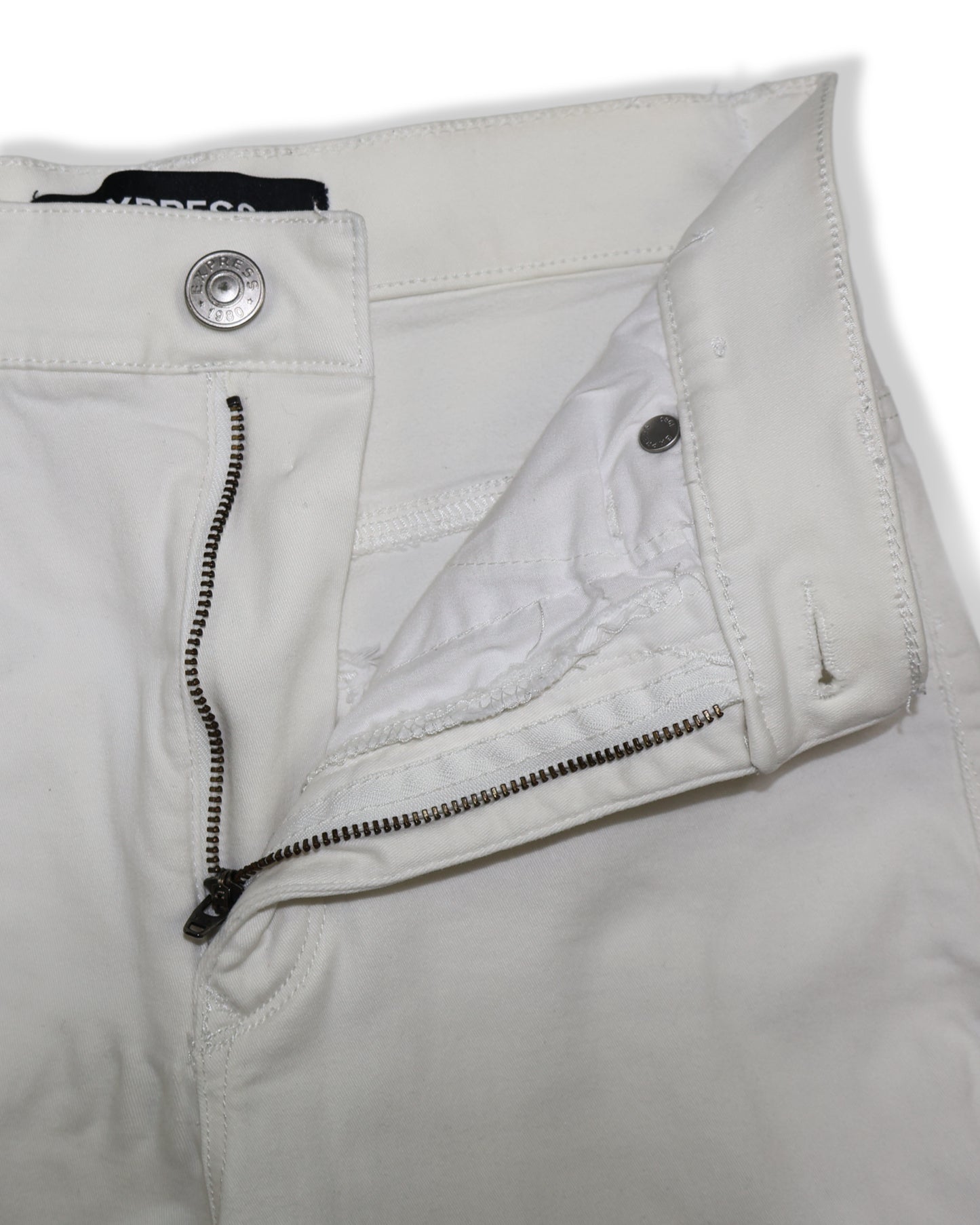 PANTALÓN BLANCO EXTREME HIGH RISE  | EXPRESS | TALLA 0R
