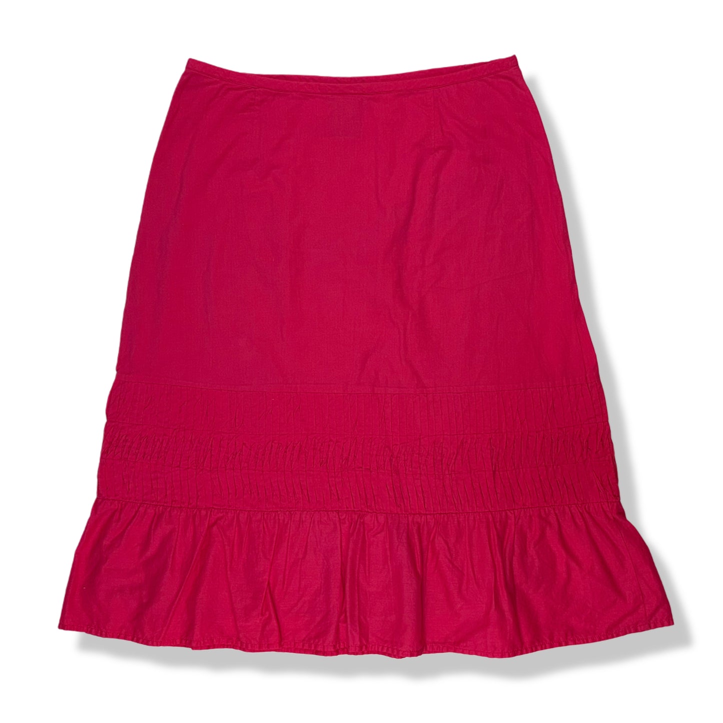 FALDA MIDI CON VOLANTES | APOSTROPHE | TALLA 10