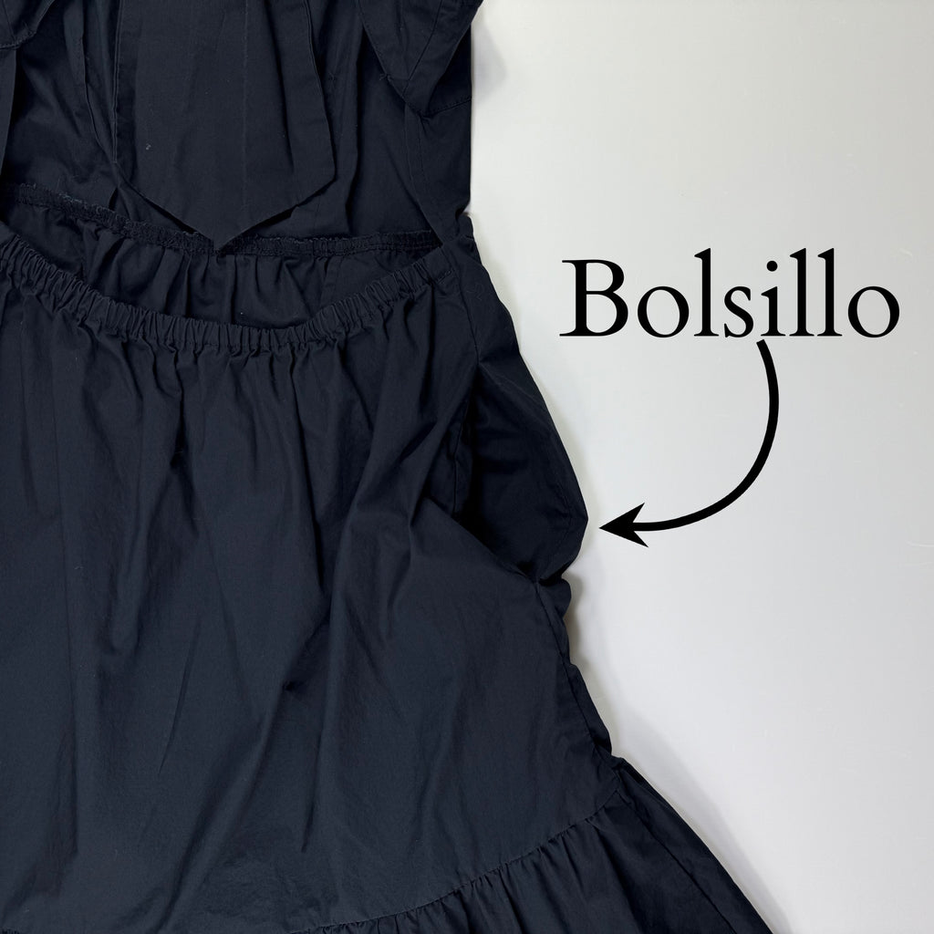 VESTIDO NEGRO | WHO WHAT WEAR | TALLA XS