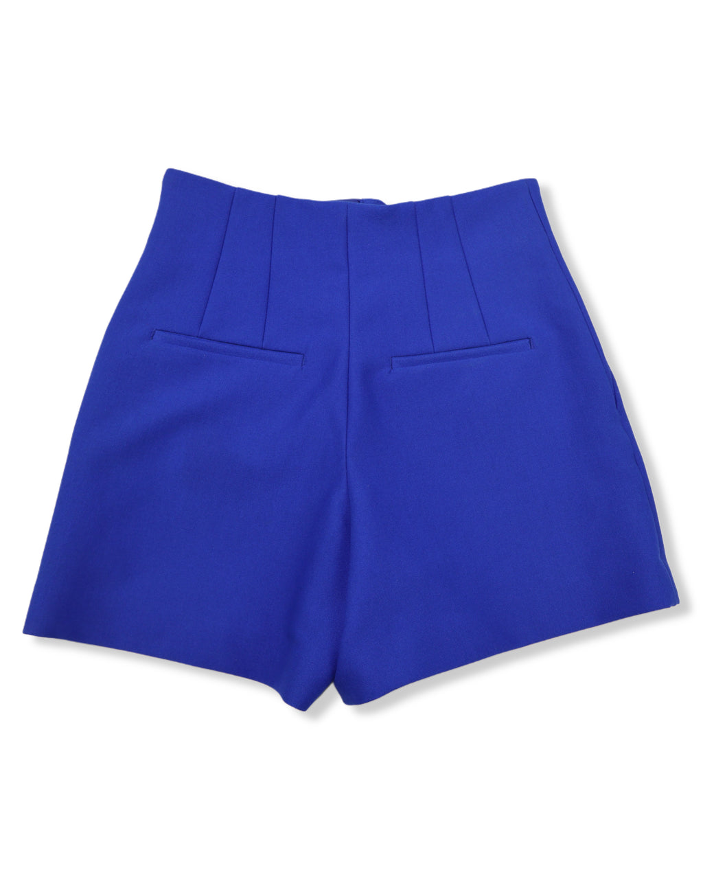 SHORT ESTRUCTURADO AZUL DE TIRO ALTO | ZARA | TALLA XS