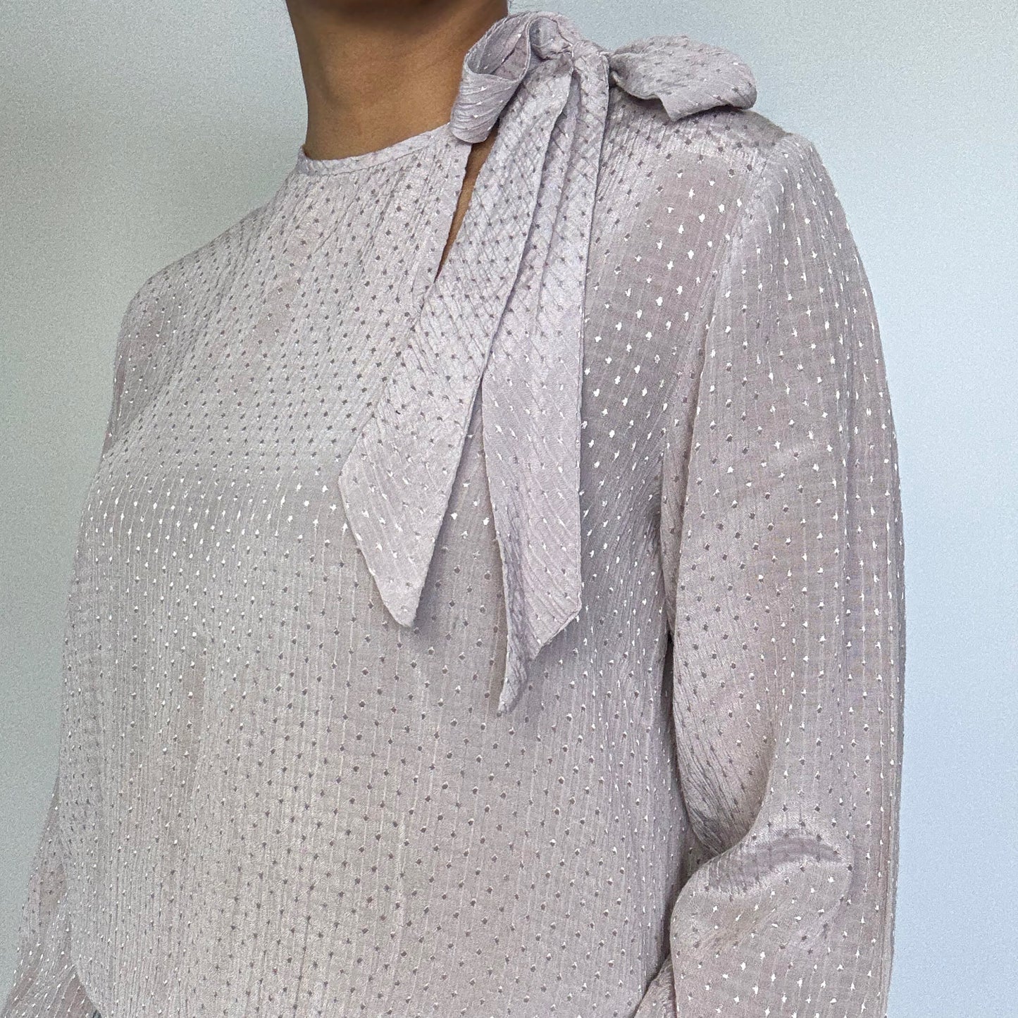 BLUSA CON LAZO | TALLA 8