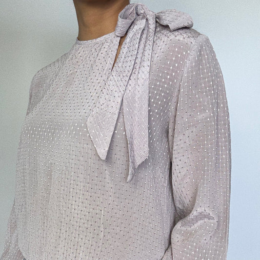 BLUSA CON LAZO | TALLA 8