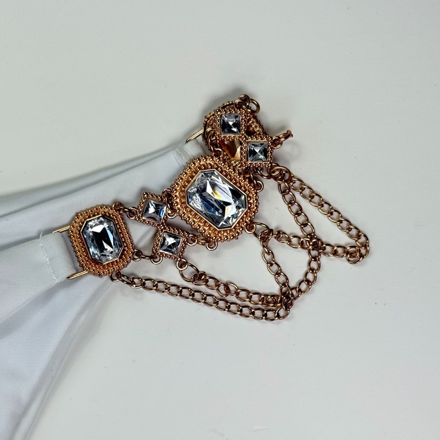 BIKINI BOTTOM BLANCO CON CADENAS | TALLA L