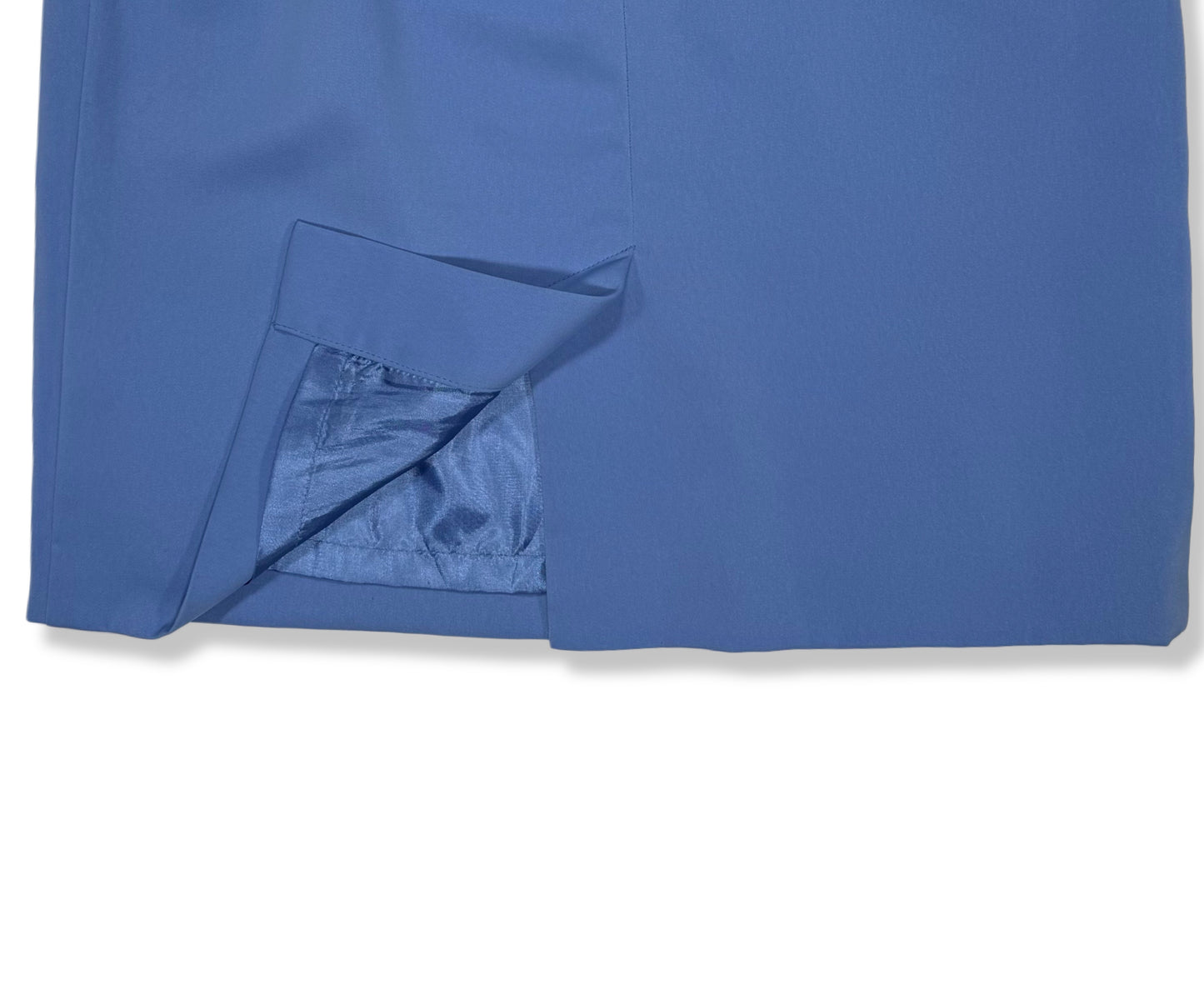 FALDA AZUL CLÁSICA CORTE RECTO | PRESTON & YORK | TALLA 8P