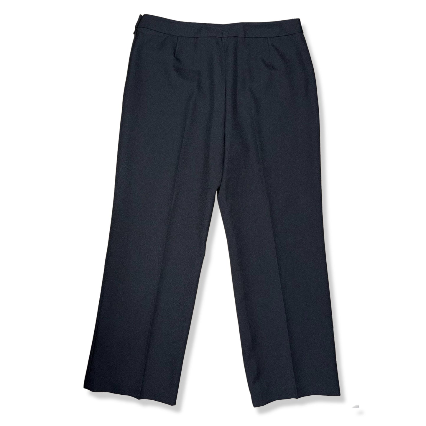 PANTALÓN DE VESTIR RECTO CLÁSICO NEGRO DE CORTE SASTRERO | SUIT STUDIO | TALLA 14P