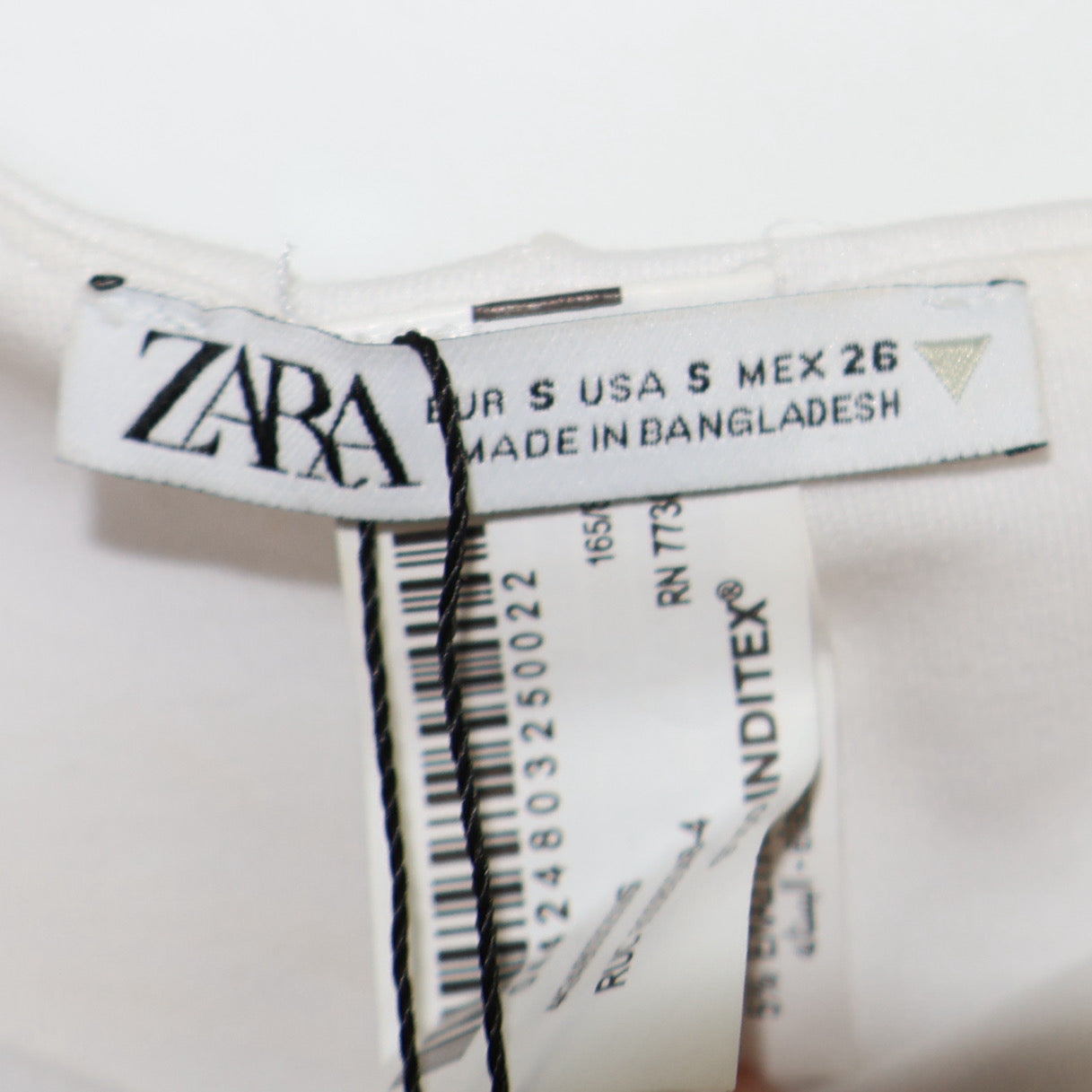 NUEVO CON ETIQUETA | TOP ASIMÉTRICO BLANCO | ZARA | TALLA S