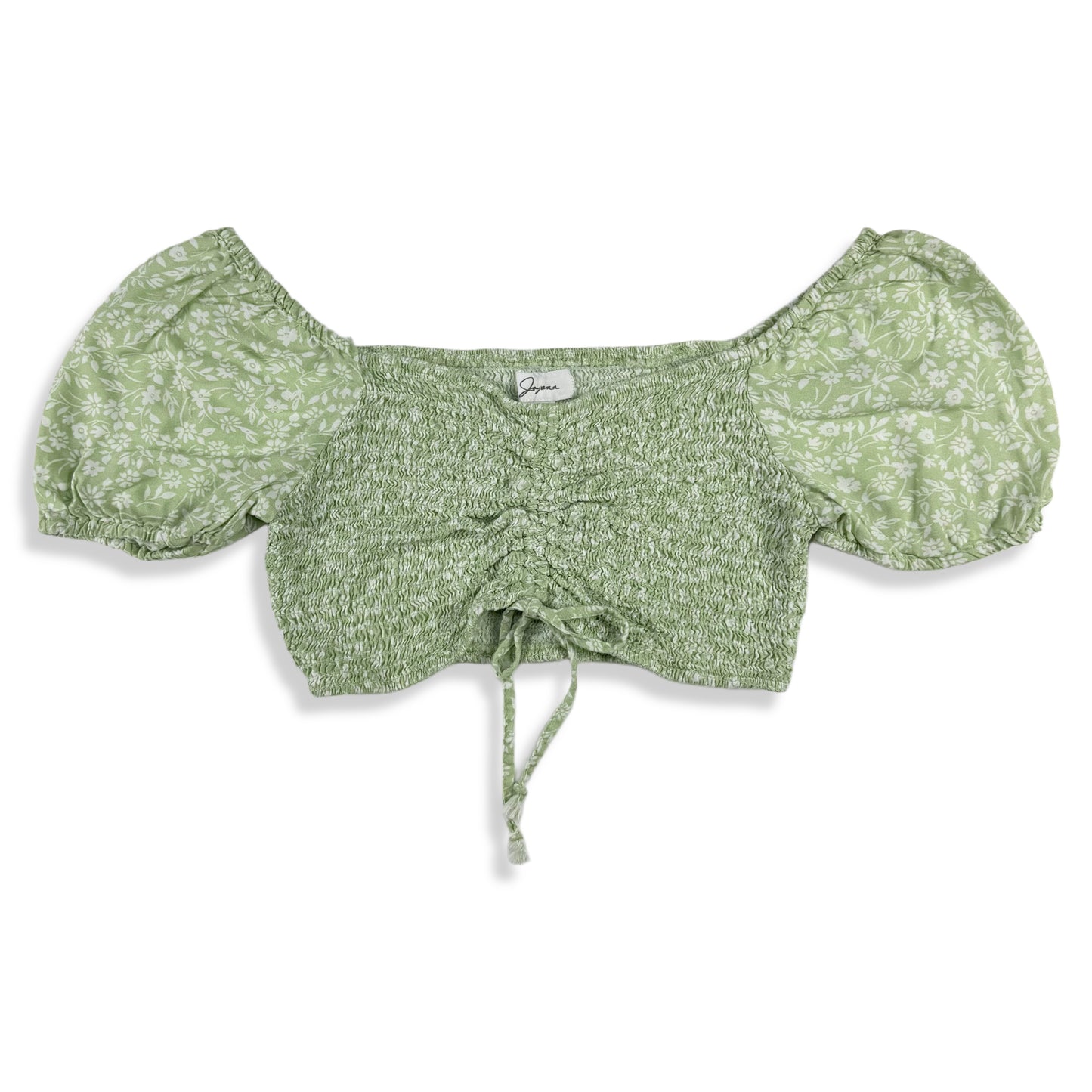 CROP TOP CON MANGAS ABULLONADAS | JAPNA | TALLA S