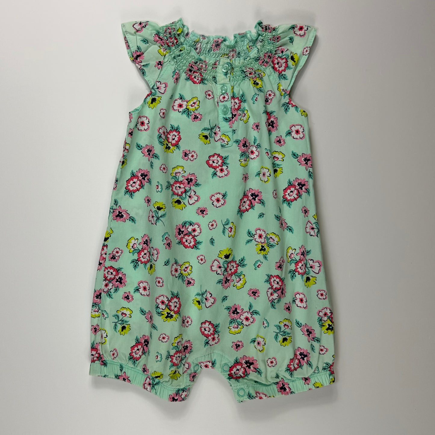 ROMPER FLORAL PARA BEBÉ | JUST ONE YOU BY CARTER’S | TALLA 9M
