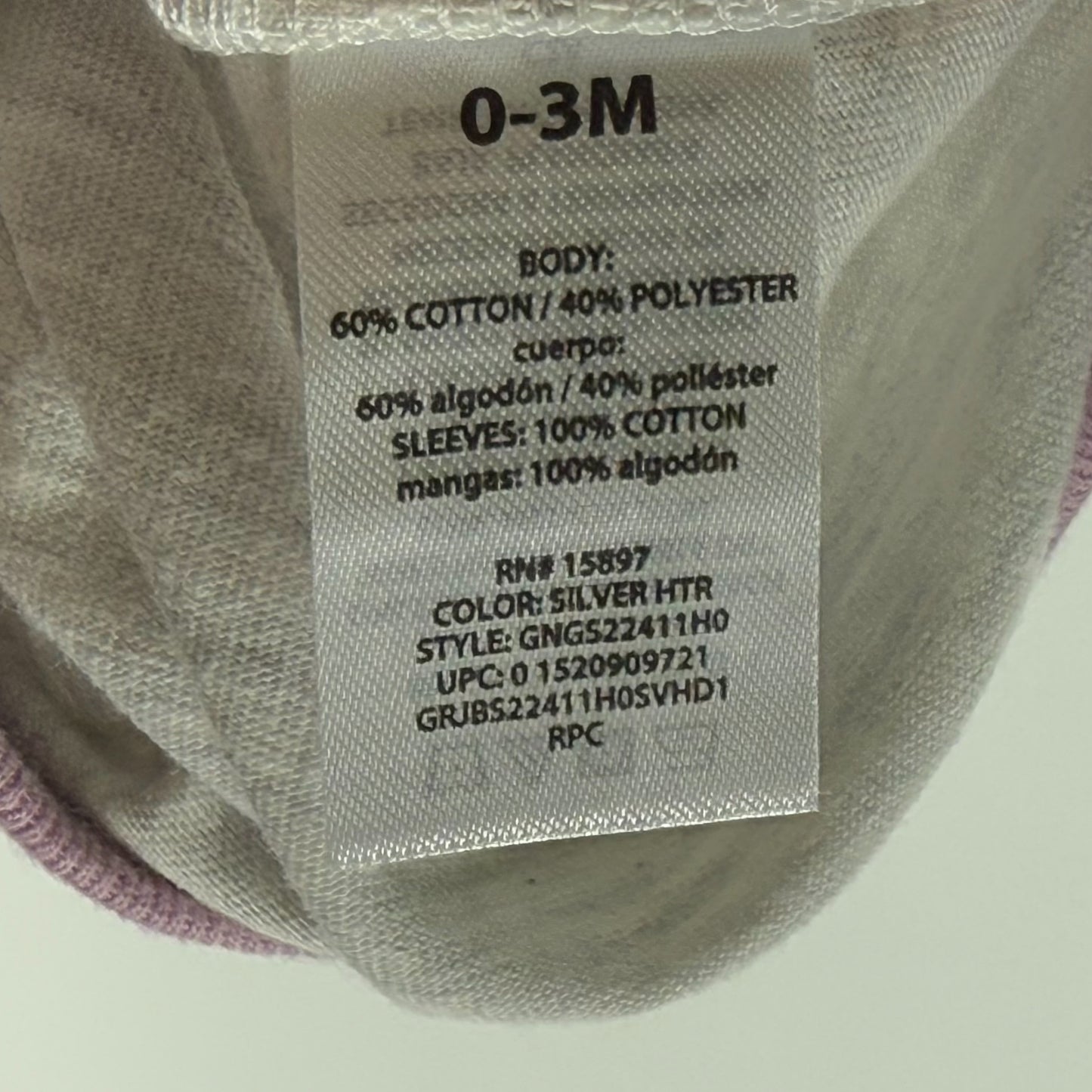 ENTERIZO PARA BEBÉ | GARANIMALS | TALLA 0–3M