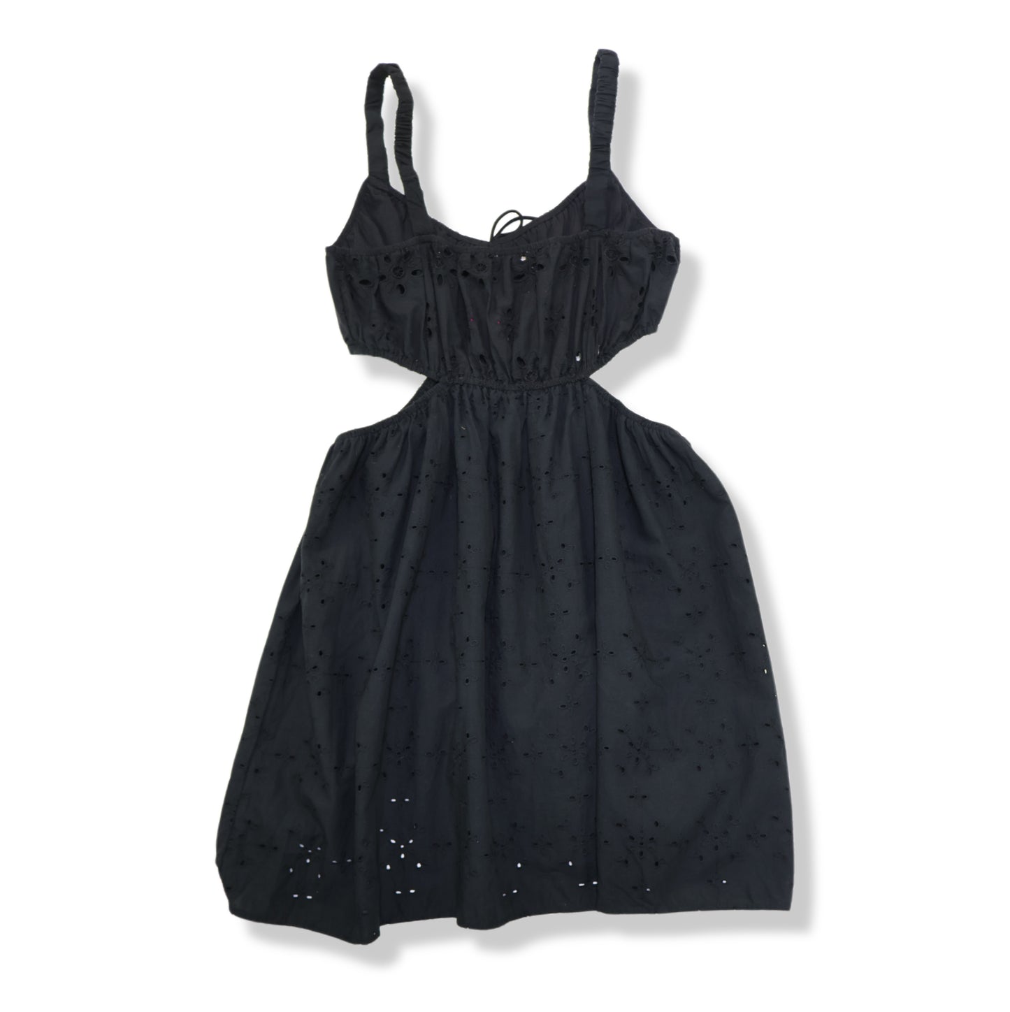 VESTIDO MINI NEGRO CON ABERTURAS | AMERICAN EAGLE | TALLA M