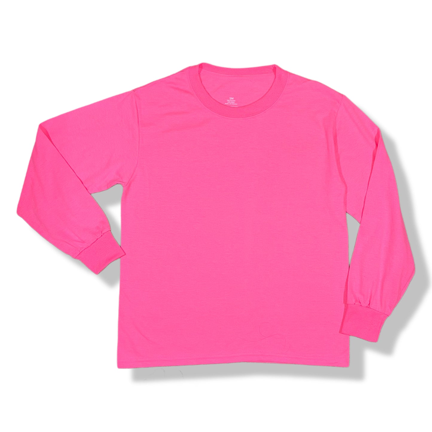 CAMISETA MANGA LARGA ROSADA NEÓN | TALLA S