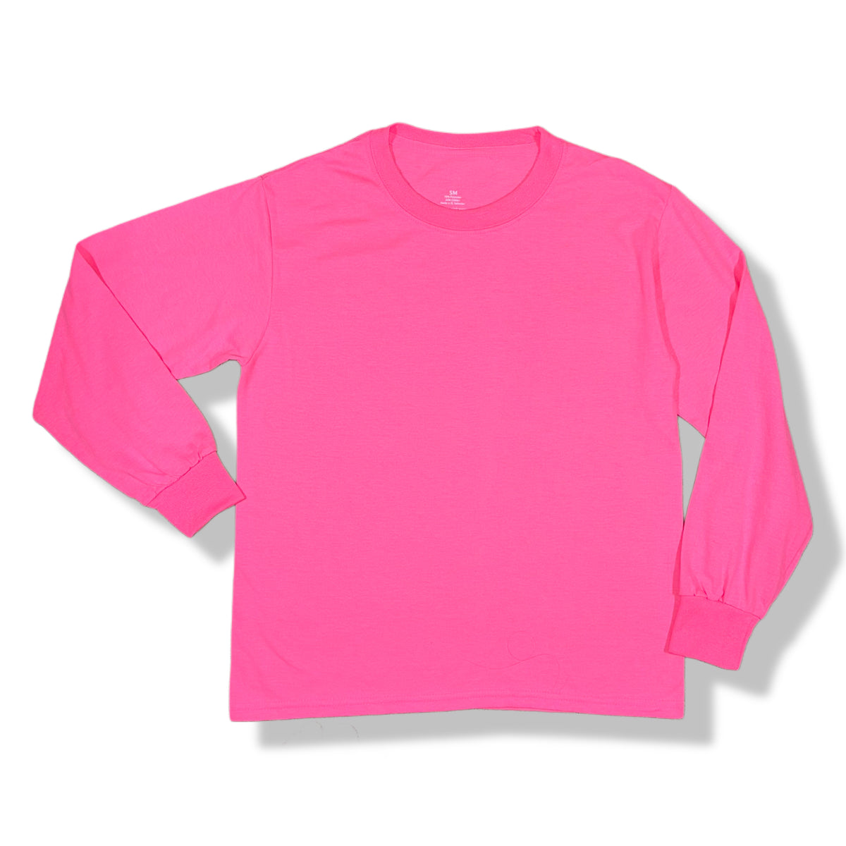 CAMISETA MANGA LARGA ROSADA NEÓN | TALLA S