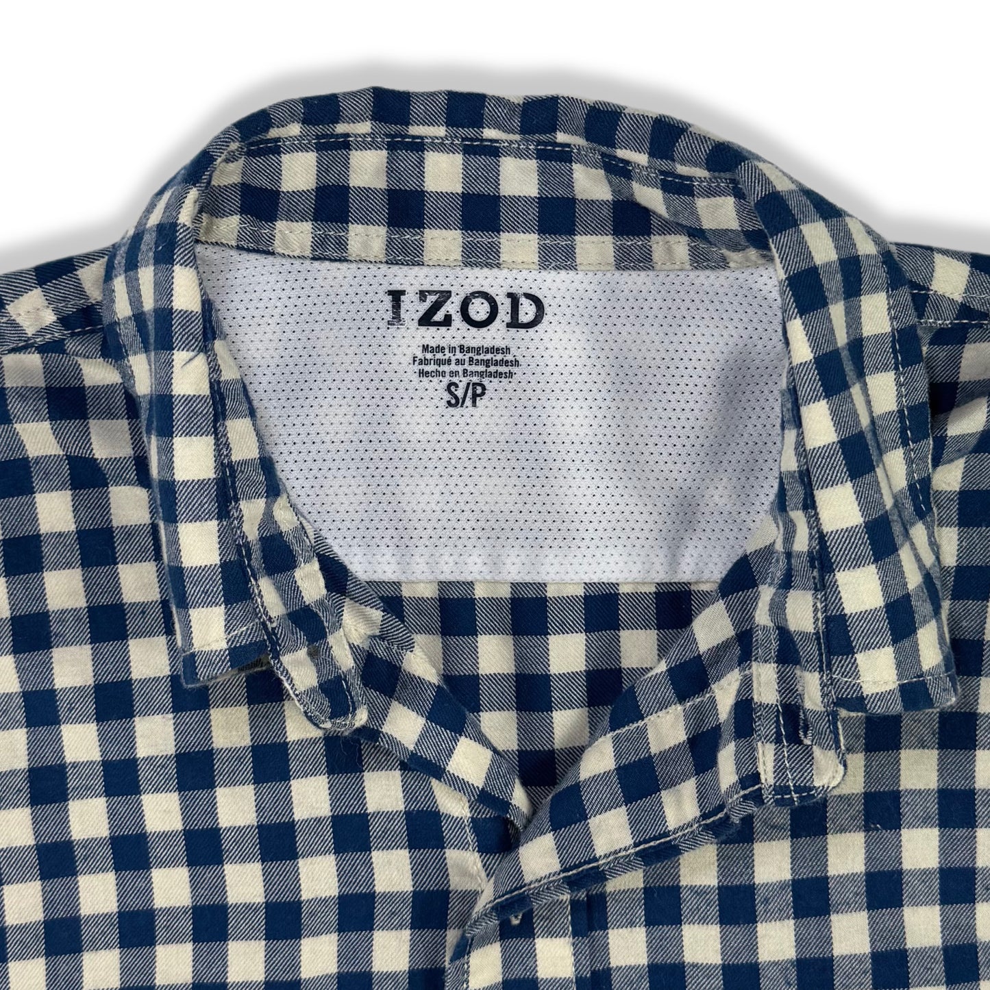 CAMISA DE CUADROS MANGA LARGA | IZOD | TALLA S