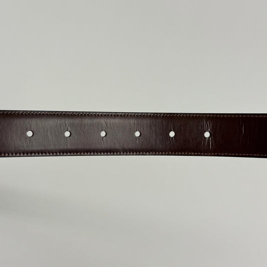 CINTURÓN REVERSIBLE DE CUERO GENUINO | PERRY ELLIS | 34