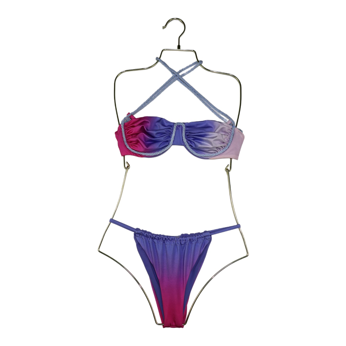 BIKINI DEGRADADO AMARANTA CON VARILLA Y TIRANTES | BAOBAB | TALLA S/M
