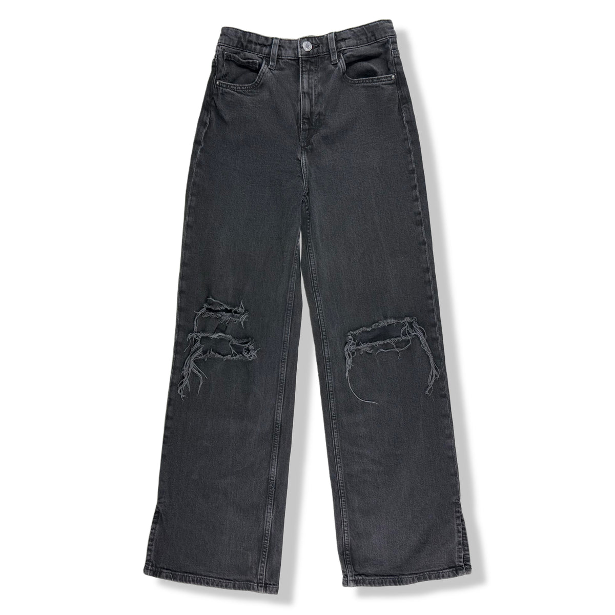JEANS WIDE LEG GRIS PARA NIÑA | H&M | TALLA 14