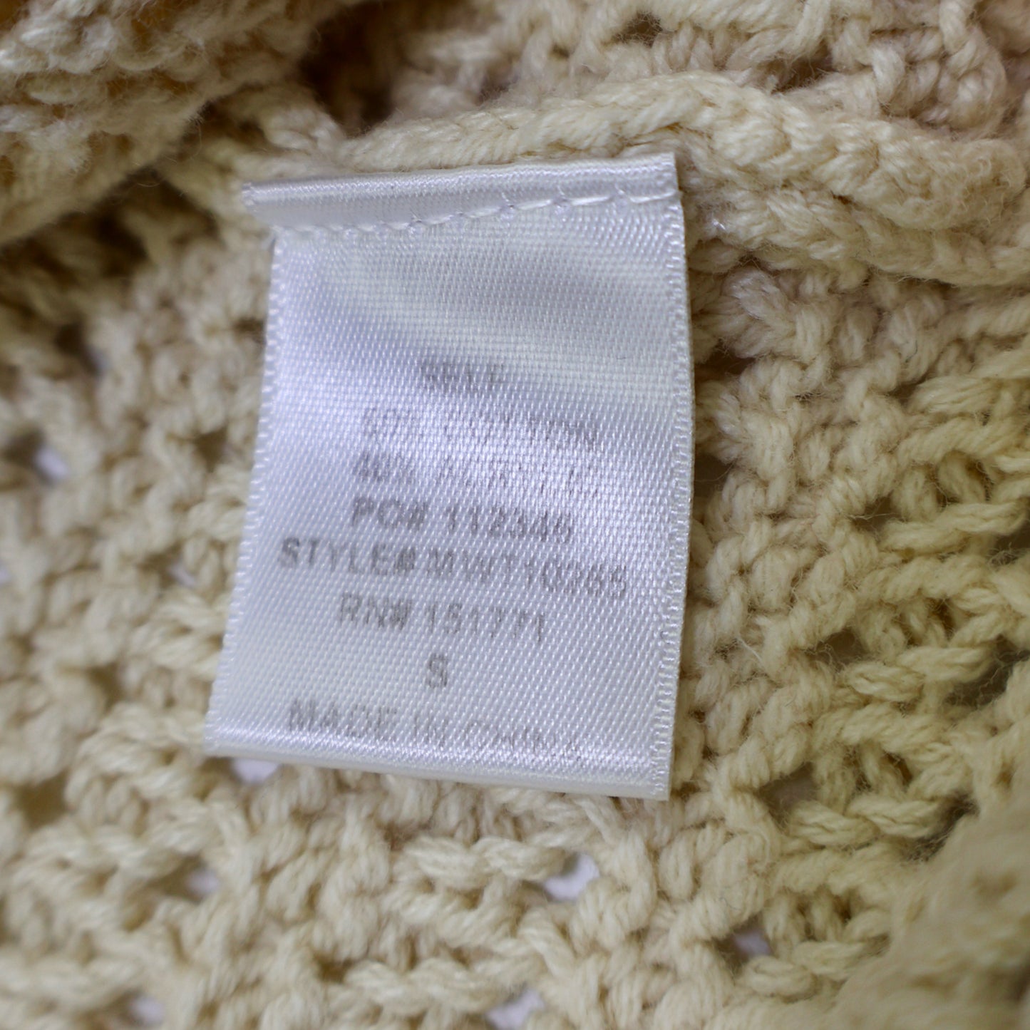 CHALECO TEJIDO TIPO CROCHET | GILLI | TALLA S