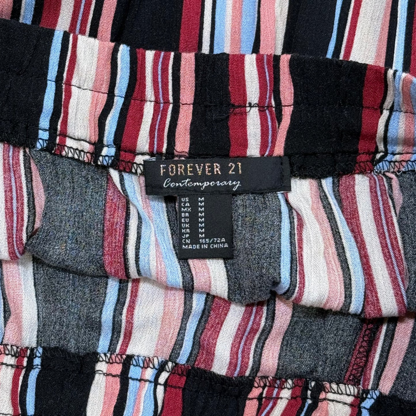 FALDA LARGA RAYAS | FOREVER 21 | TALLA M