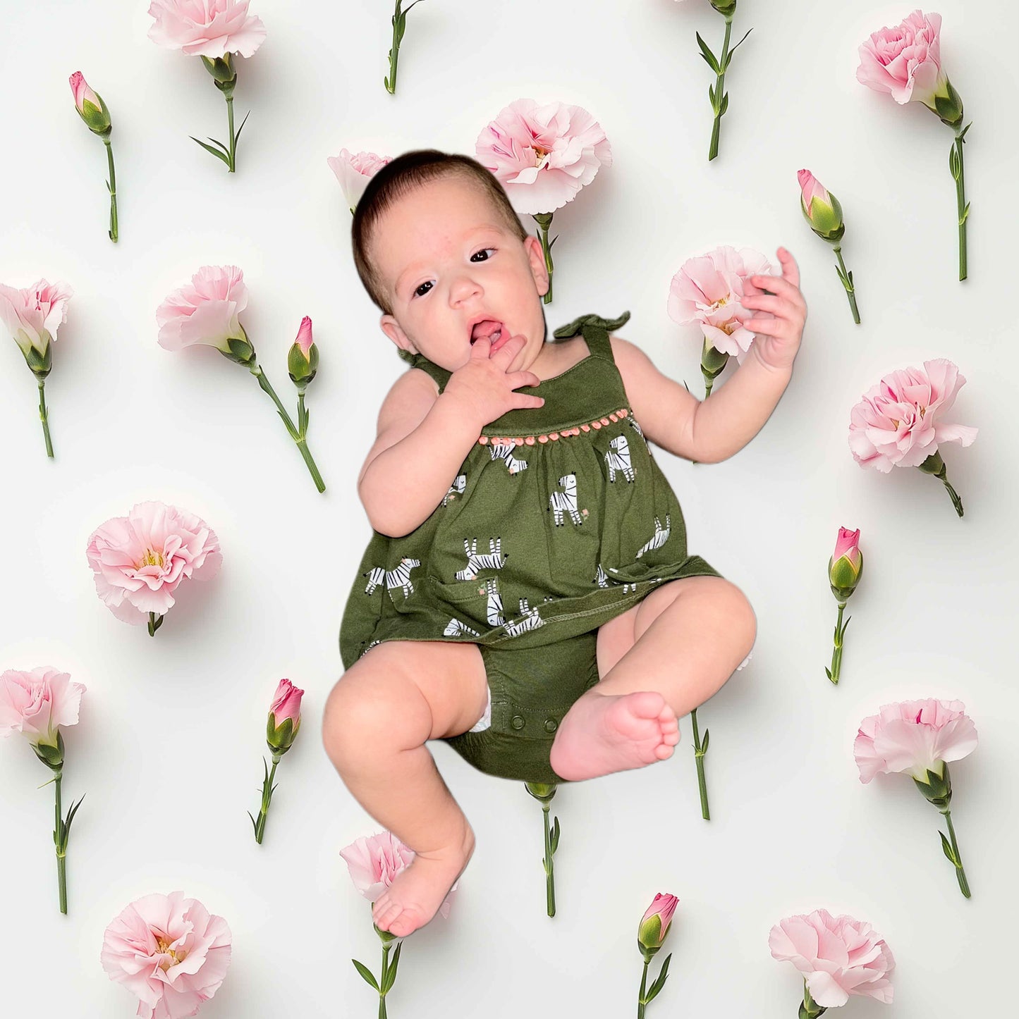 VESTIDO CON ESTAMPADO DE CEBRAS | CARTER’S | 6M