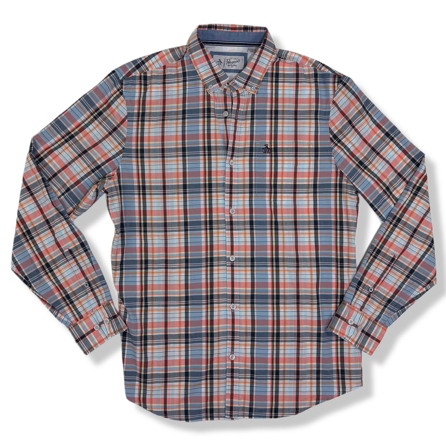 CAMISA DE CUADROS MANGA LARGA | ORIGINAL PENGUIN | TALLA L