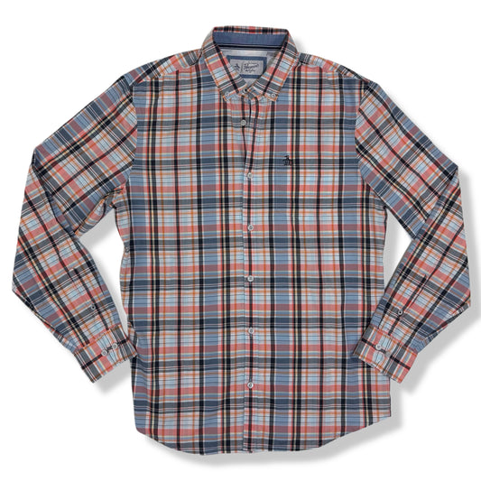 CAMISA DE CUADROS MANGA LARGA | ORIGINAL PENGUIN | TALLA L