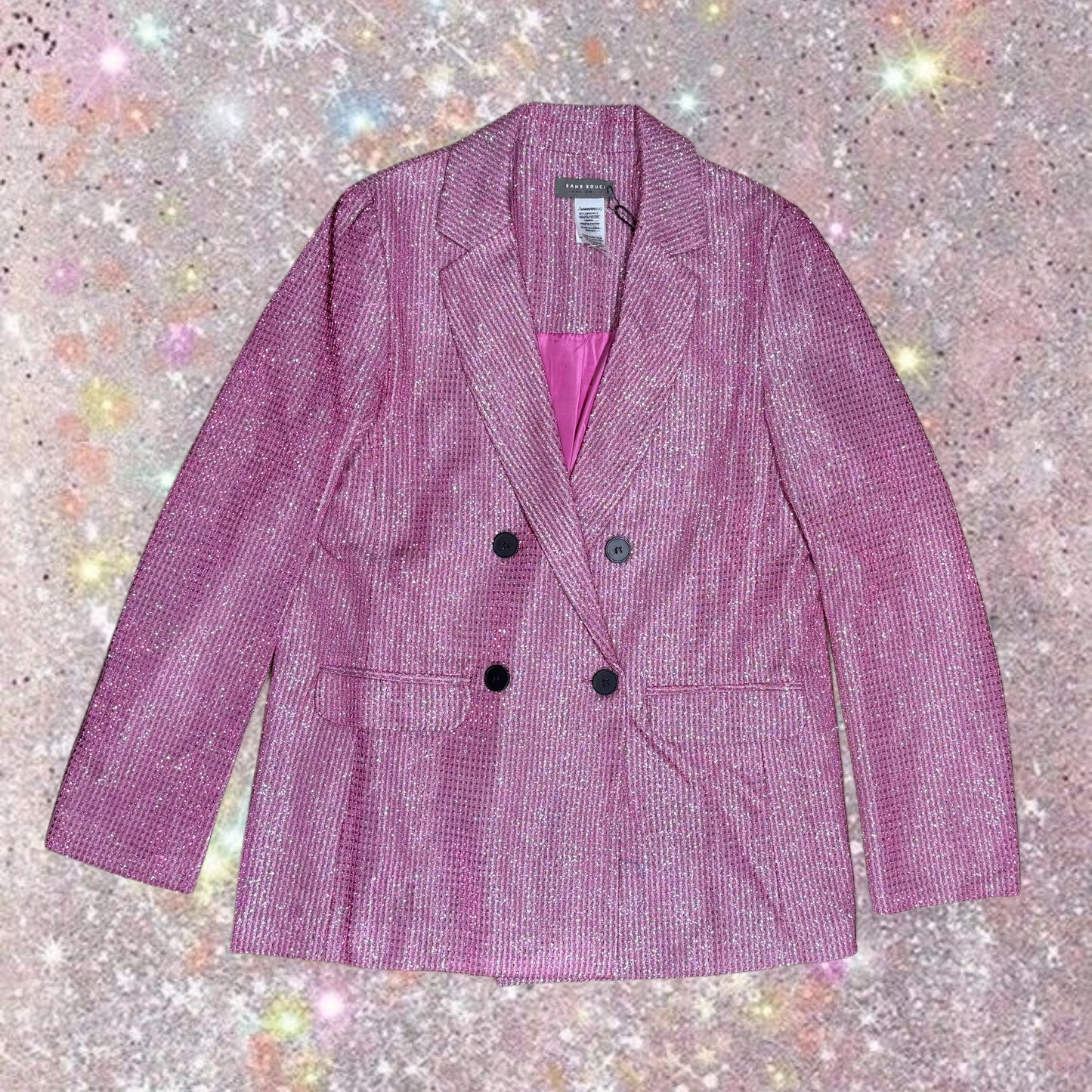 BLAZER ROSADO BRILLANTE | SANS SOUCI | M
