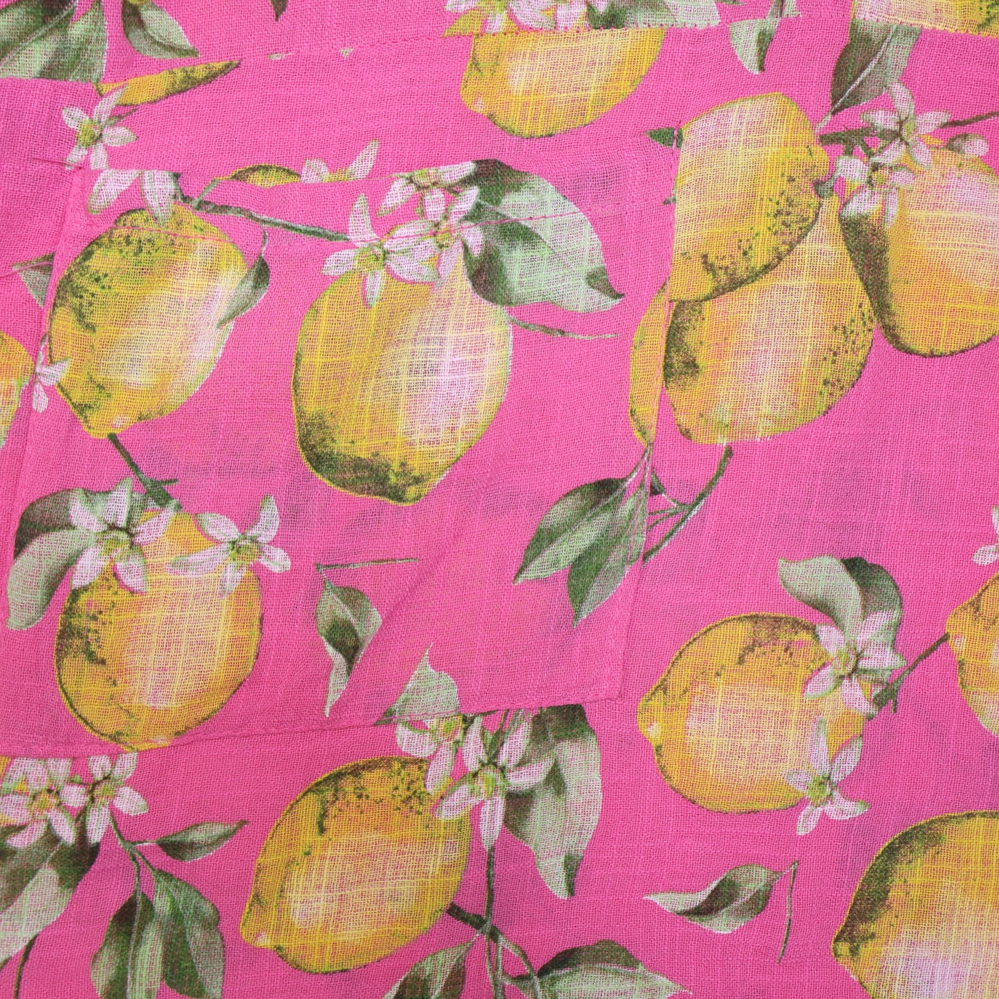 BLUSA ROSADA CON ESTAMPADO DE LIMONES | NINA MURATI | TALLA 2X