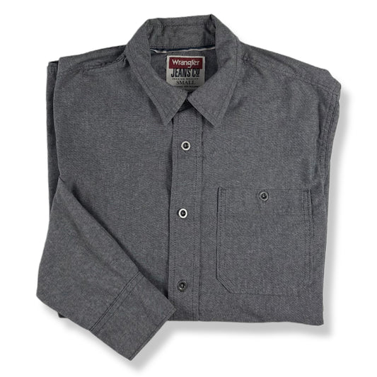 CAMISA GRIS MANGA LARGA | WRANGLER | TALLA S