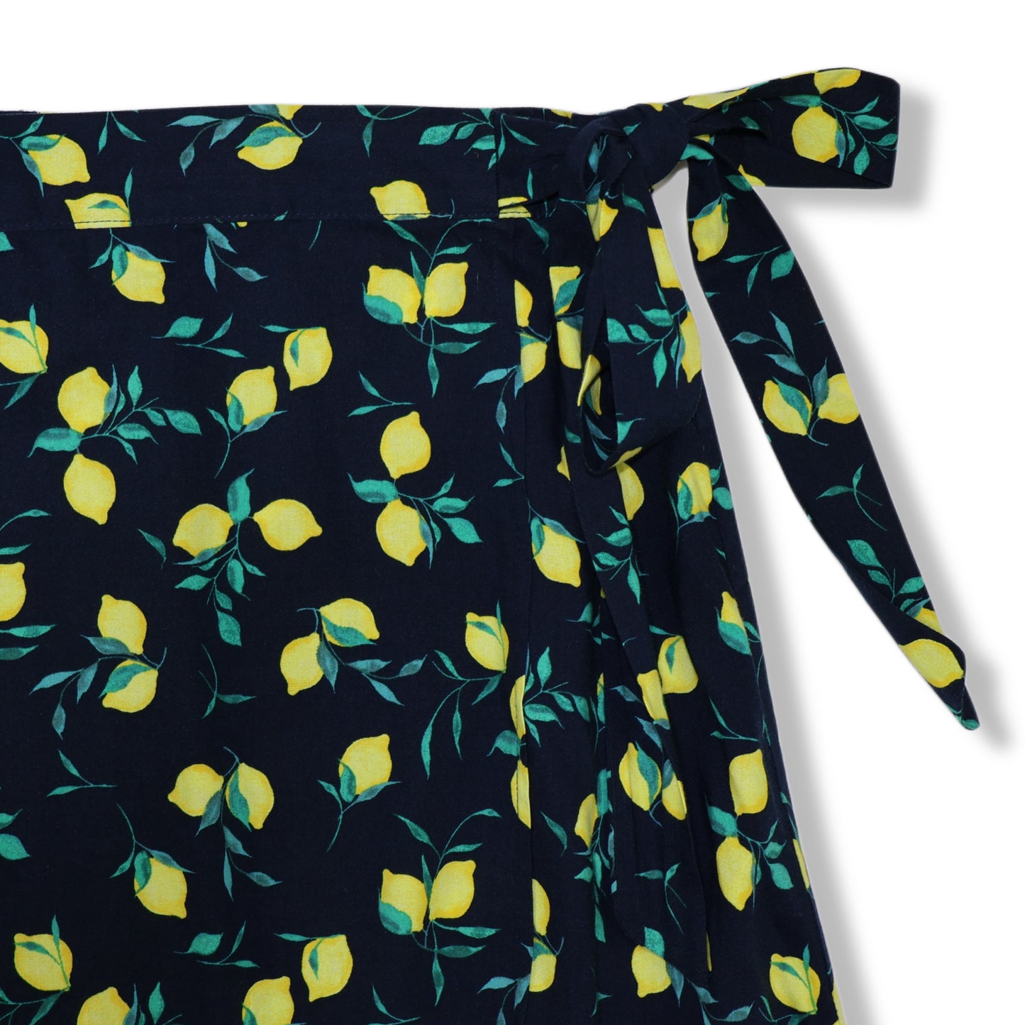 FALDA CRUZADA CON ESTAMPADO DE LIMONES | BANANA REPUBLIC | TALLA 12