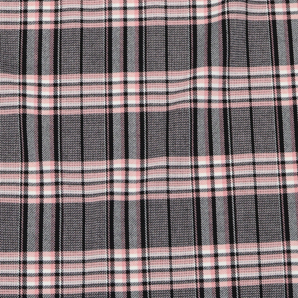 BLAZER DE CUADROS ROSA Y NEGRO DE MANGAS 3/4 | STRADIVARIUS | TALLA S