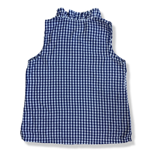 BLUSA SIN MANGAS DE CUADROS | CROWN & IVY | TALLA M