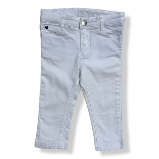 PANTALÓN BLANCO PARA BEBÉS | JACADI PARIS | TALLA 12M (74CM)