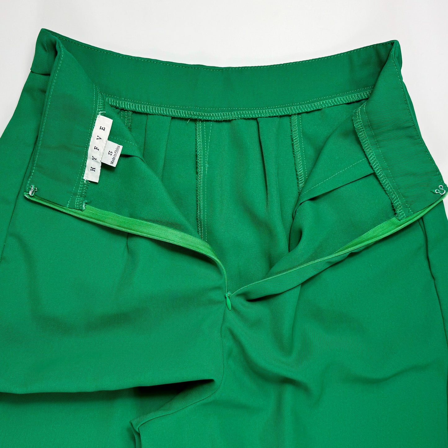 PANTALÓN VERDE PALAZZO | HFYE | S