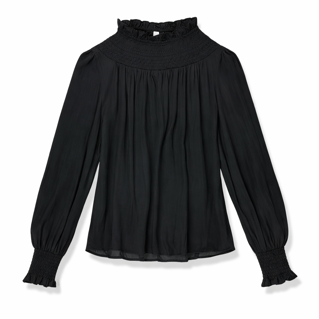 BLUSA NEGRA PARA MUJER | GIBSON LATIMER | TALLA S