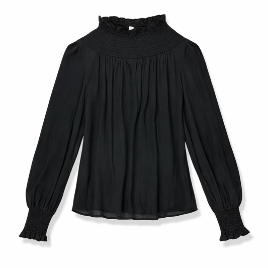 BLUSA NEGRA PARA MUJER | GIBSON LATIMER | TALLA S