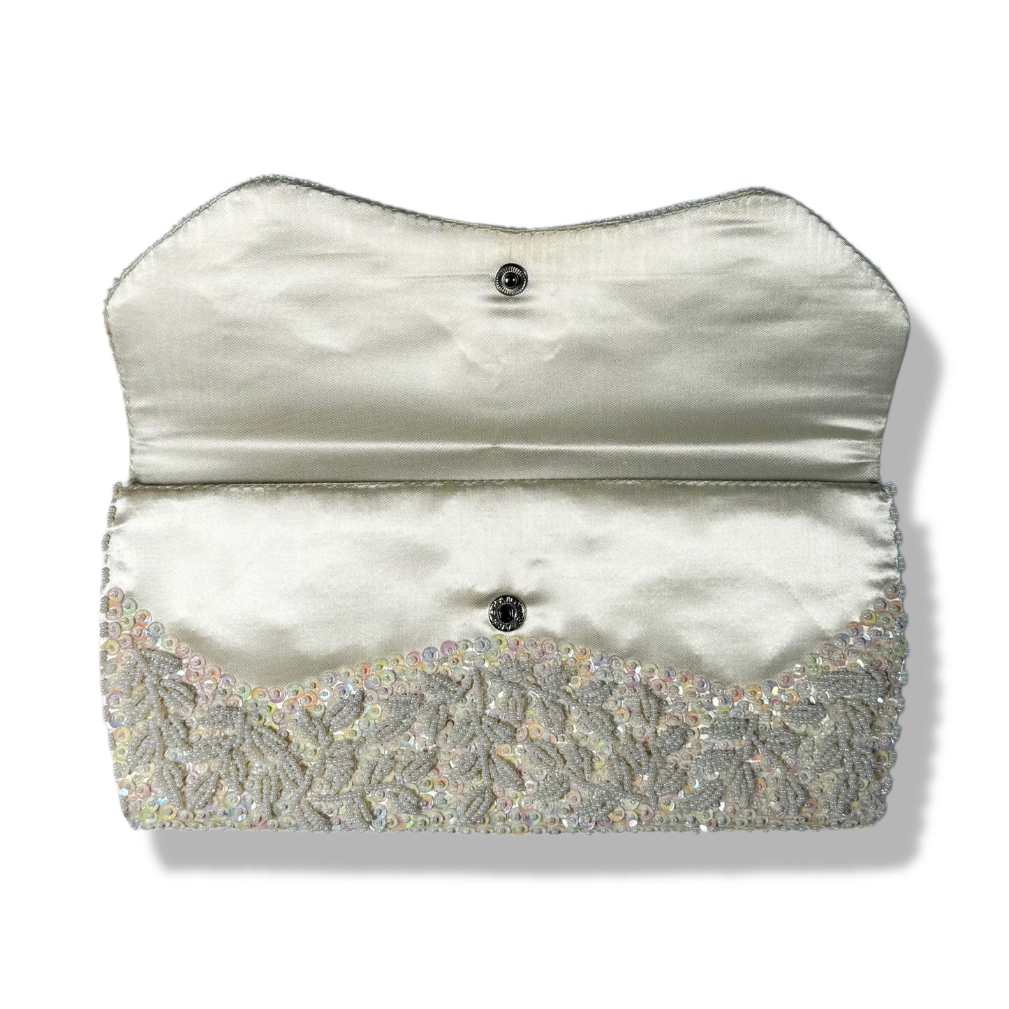 CLUTCH VINTAGE CON PEDRERÍA BORDADA A MANO | LA REGALE