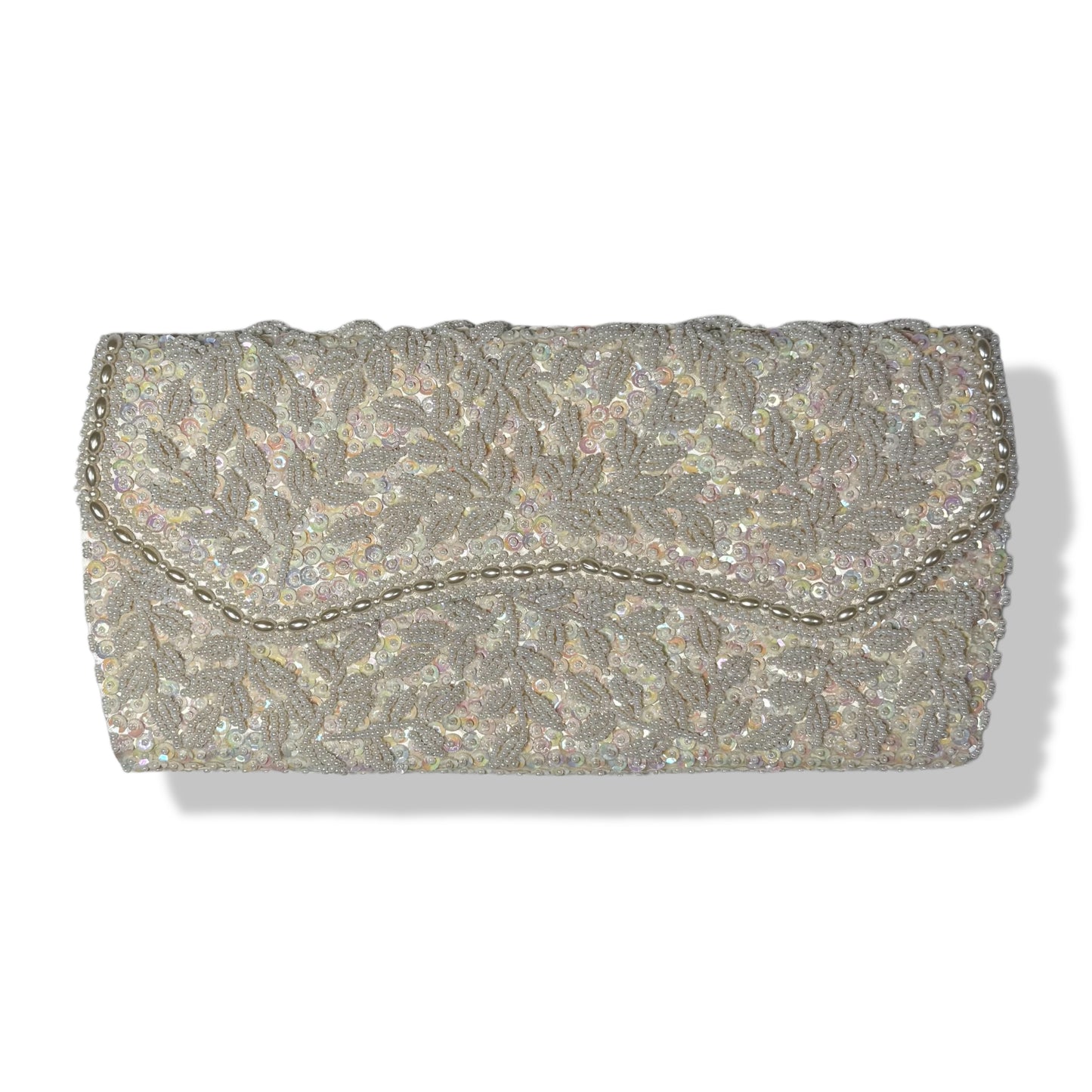CLUTCH VINTAGE CON PEDRERÍA BORDADA A MANO | LA REGALE