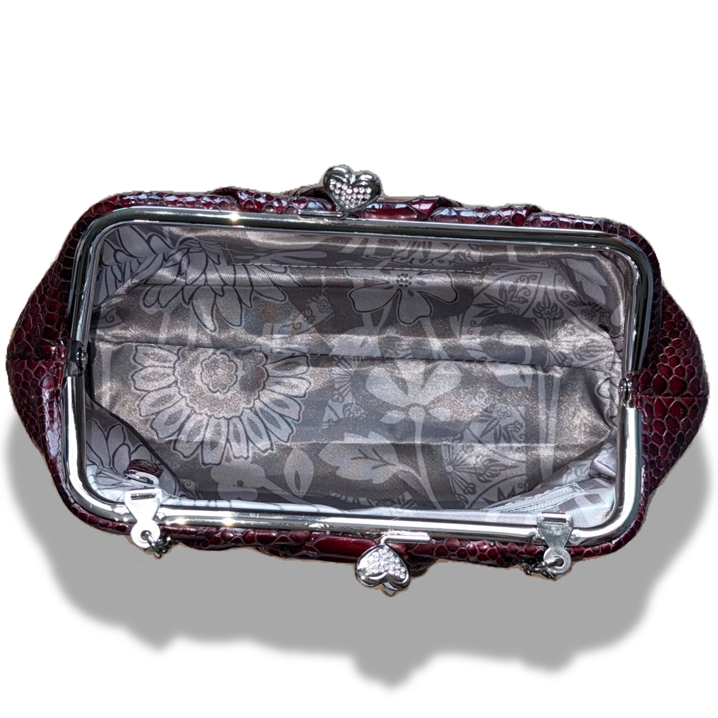CLUTCH DE PIEL EDICIÓN LIMITADA RED PYTHON “FIRST KISS” | BRIGHTON