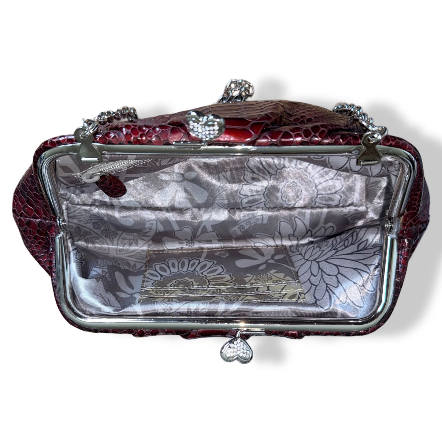 CLUTCH DE PIEL EDICIÓN LIMITADA RED PYTHON “FIRST KISS” | BRIGHTON