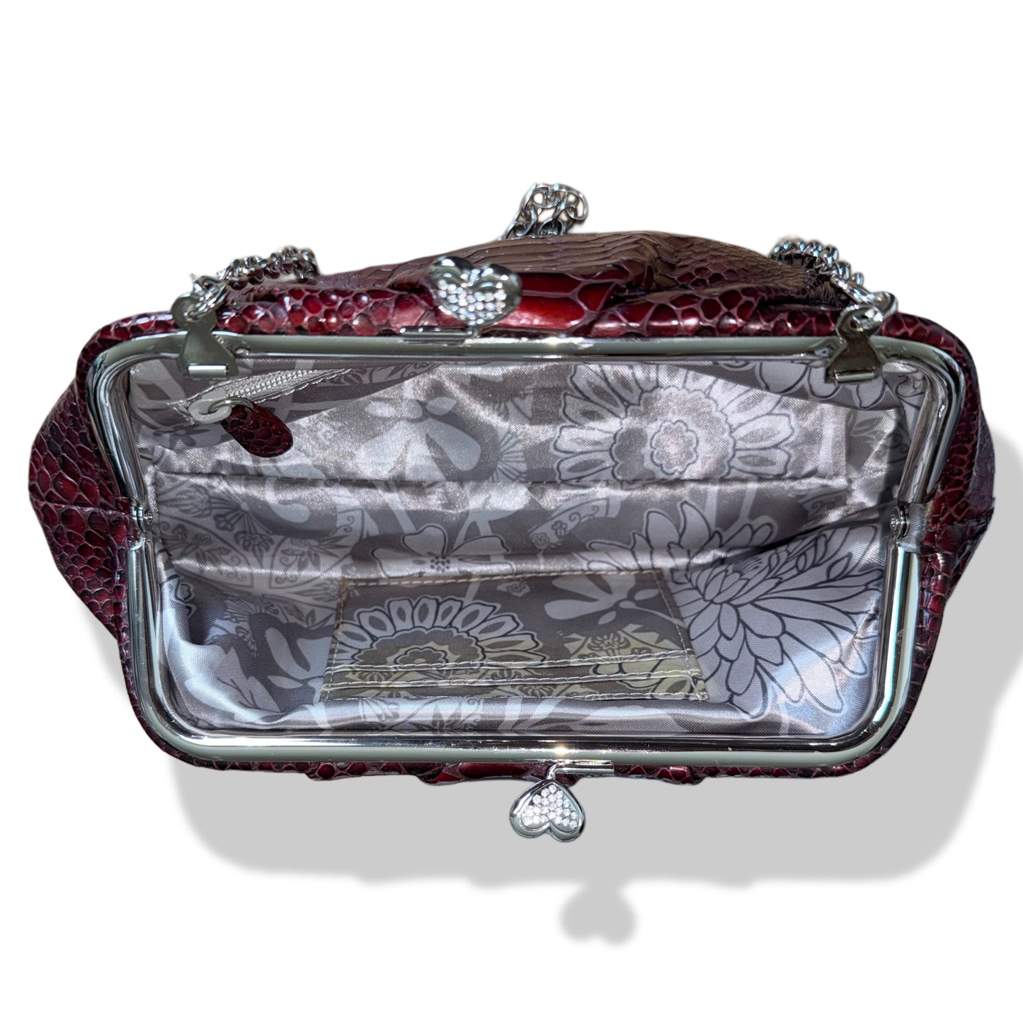 CLUTCH DE PIEL EDICIÓN LIMITADA RED PYTHON “FIRST KISS” | BRIGHTON