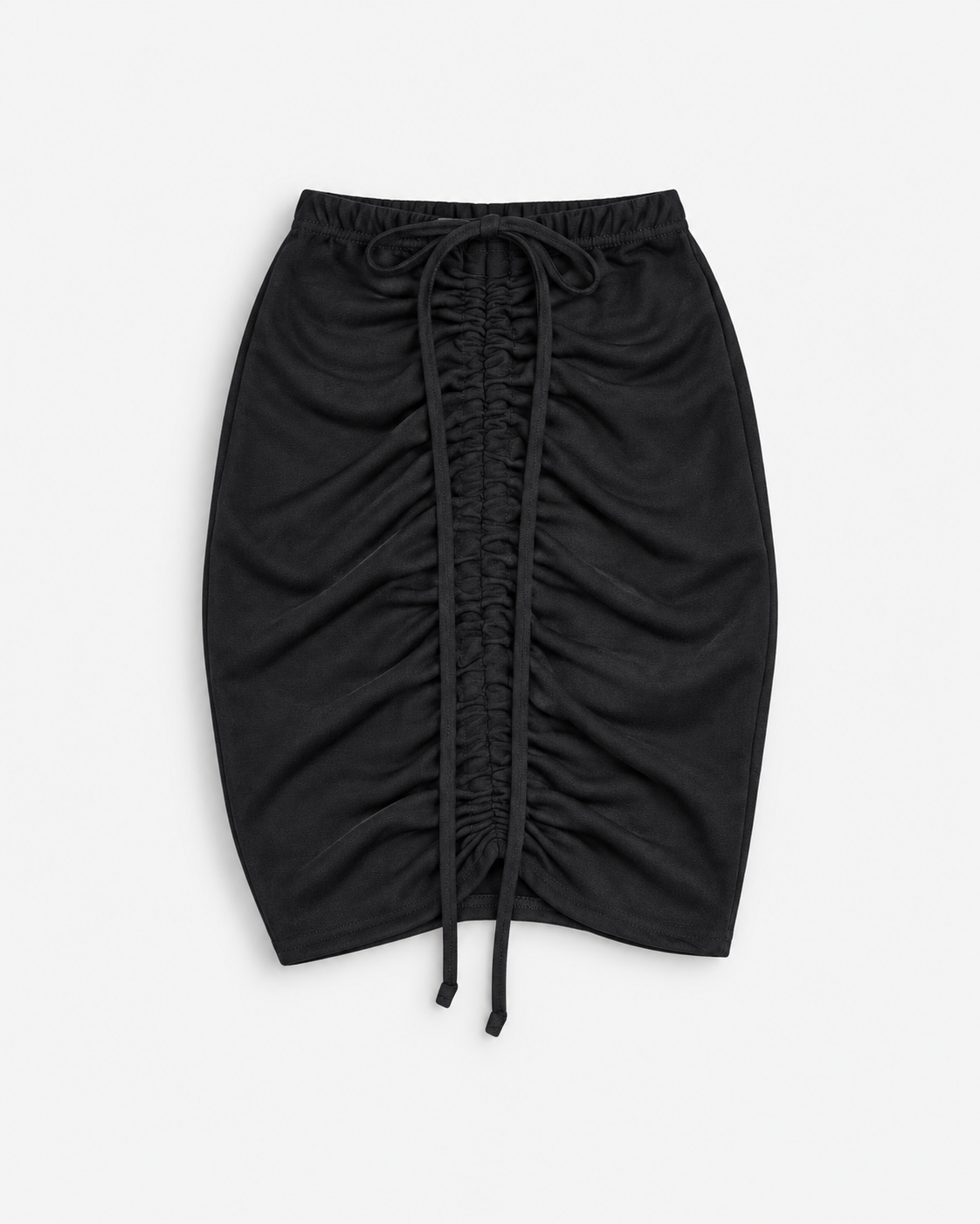 FALDA NEGRA CON CORDÓN PARA MUJER | NASTY GAL | TALLA 2 (XS)