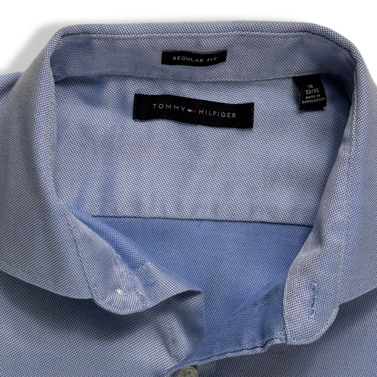CAMISA AZUL CLARO DE MANGAS LARGAS PARA HOMBRE | TOMMY HILFIGER | TALLA 16 (L)